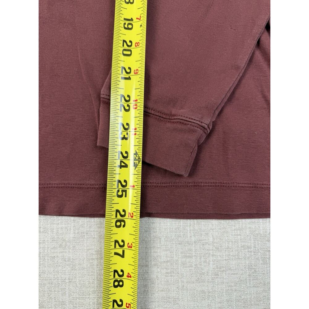 Duluth Trading Company Long Sleeve Christmas T Shirt Size XL Beaver Maroon - Picture 5 of 7